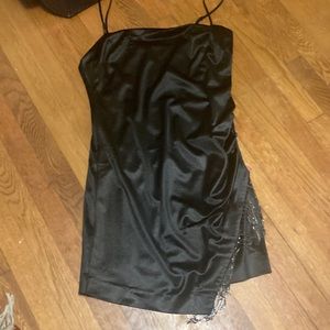 Guess new dress size L New w Tags Jet Black 108 Night out with embellishment